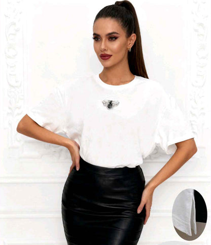 T-shirt donna Studio Eleven all'ingrosso modello D67467 - L&Y