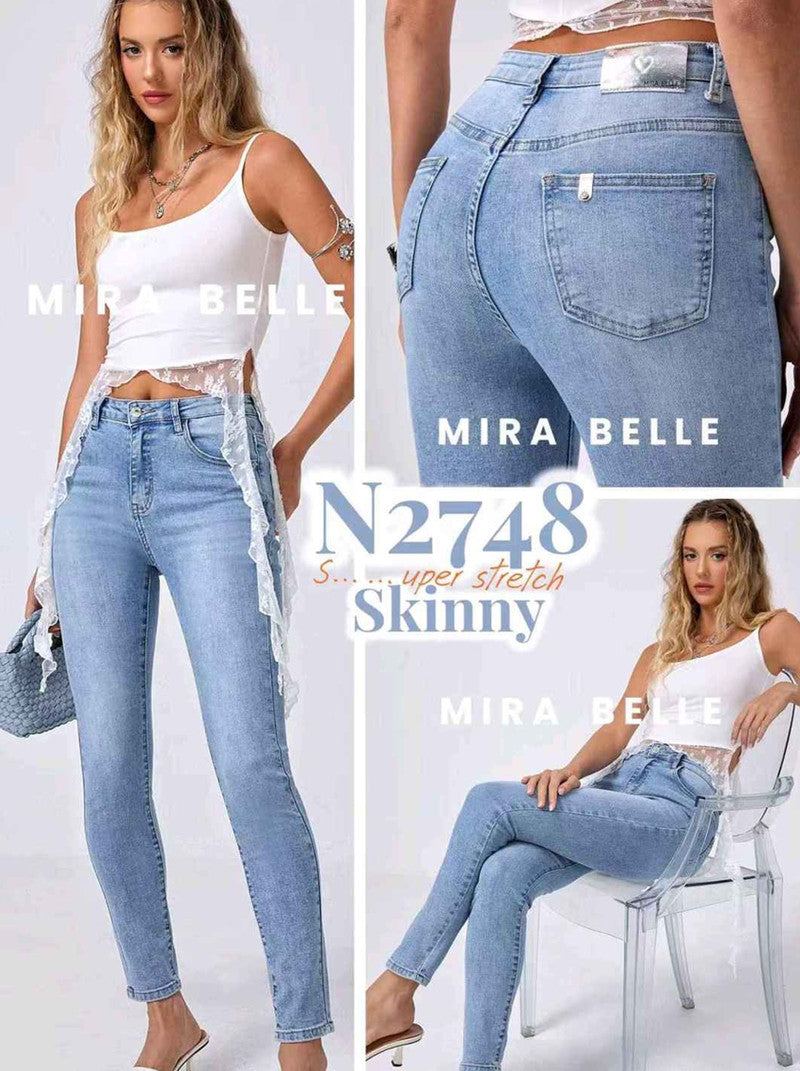 Jeans donna Mira Belle all'ingrosso modello N2748 - L&Y