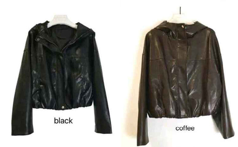 Giacca di ecopelle donna Blu Deise all'ingrosso modello AY992 - L&Y