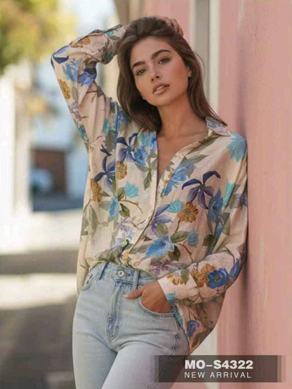 Camicia donna Morghy all'ingrosso modello MO-S4322 - L&Y