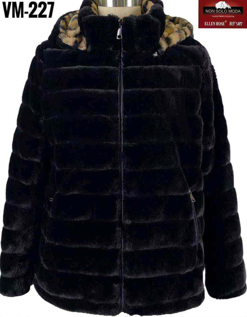 Ecopelliccia donna Ellen Rose all'ingrosso modello VM-227 - L&Y