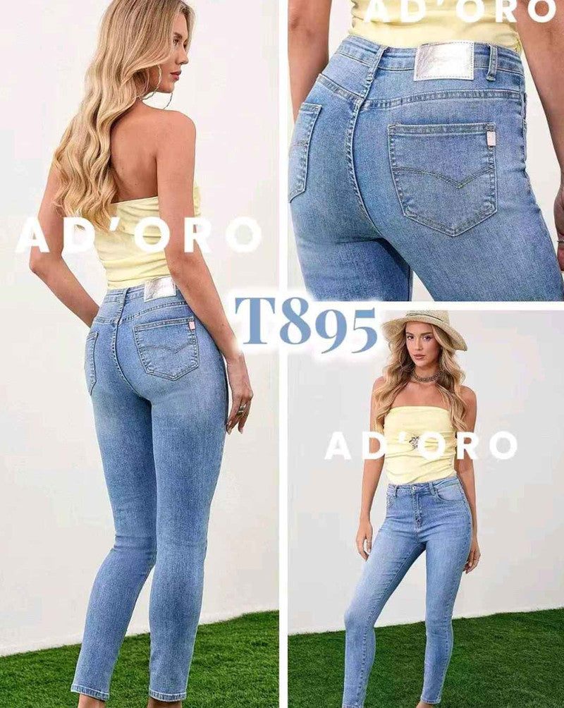 Jeans donna AD'ORO all'ingrosso modello T895 - L&Y