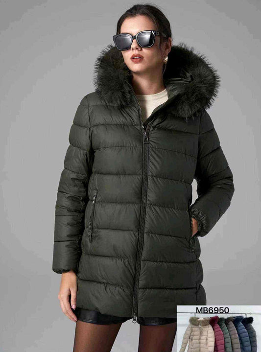 Giacca taglia comoda donna Monte Cervino all'ingrosso modello MB6950 - L&Y