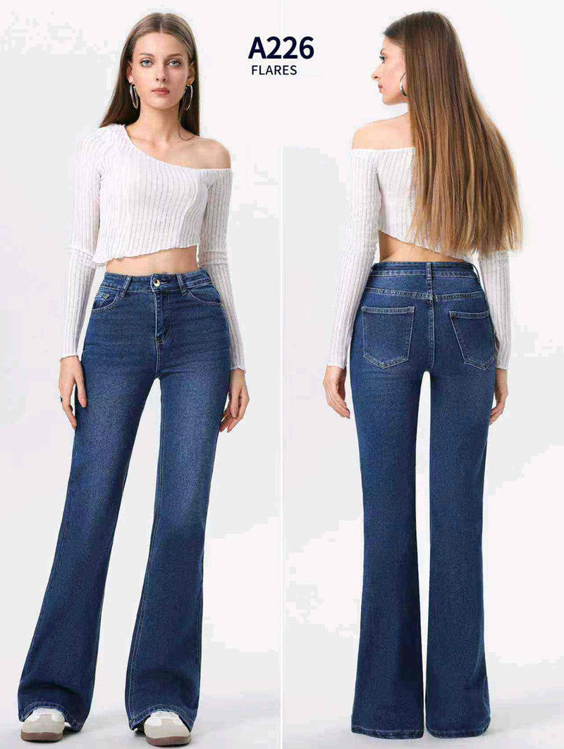 Jeans donna Kiss Pink all'ingrosso modello A226 - L&Y