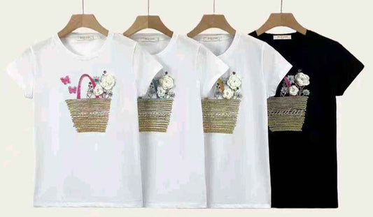 T-shirt donna Miss Kiss all'ingrosso modello MS-A6126 - L&Y