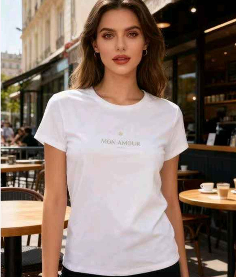 T-shirt donna Studio Eleven all'ingrosso modello D67540 - L&Y