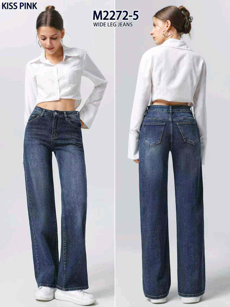 Jeans donna Kiss Pink all'ingrosso modello M2272-5 - L&Y