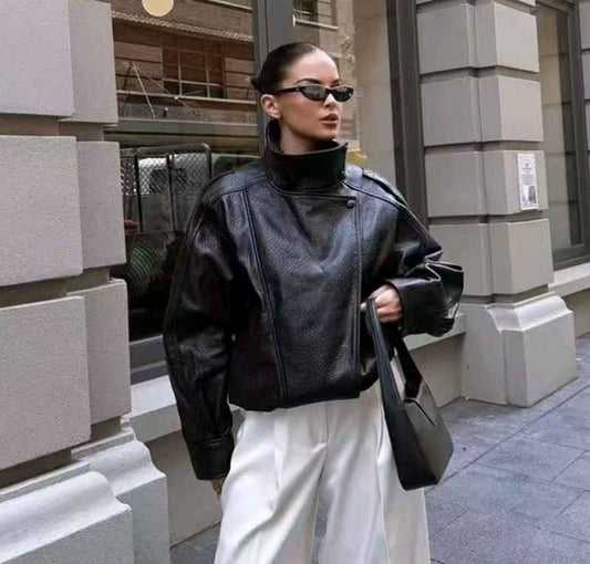 Giacca di ecopelle donna Vinceotto all'ingrosso modello DD89 - L&Y