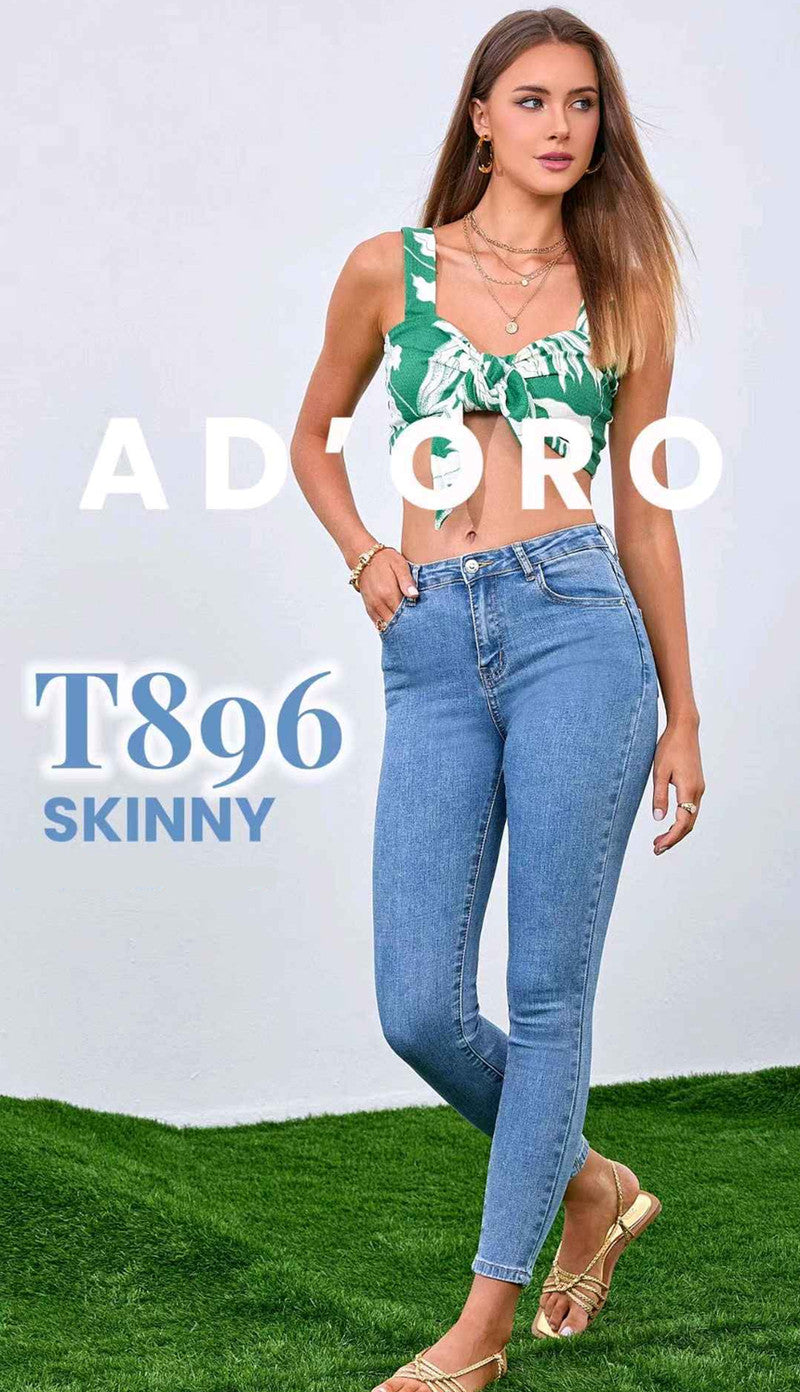 Jeans donna AD'ORO all'ingrosso modello T896 - L&Y