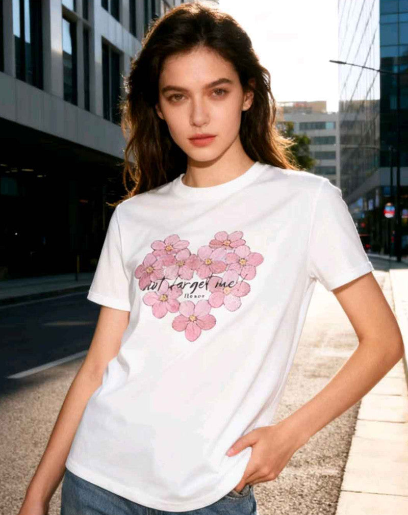 T-shirt donna Monte Cervino all'ingrosso modello MS12330 - L&Y