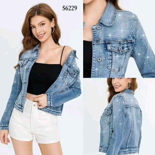 Giacca di jeans donna Water Jeans all'ingrosso modello S6229 - L&Y