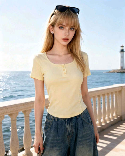 Maglia donna Wit Girl all'ingrosso modello Y117 - L&Y