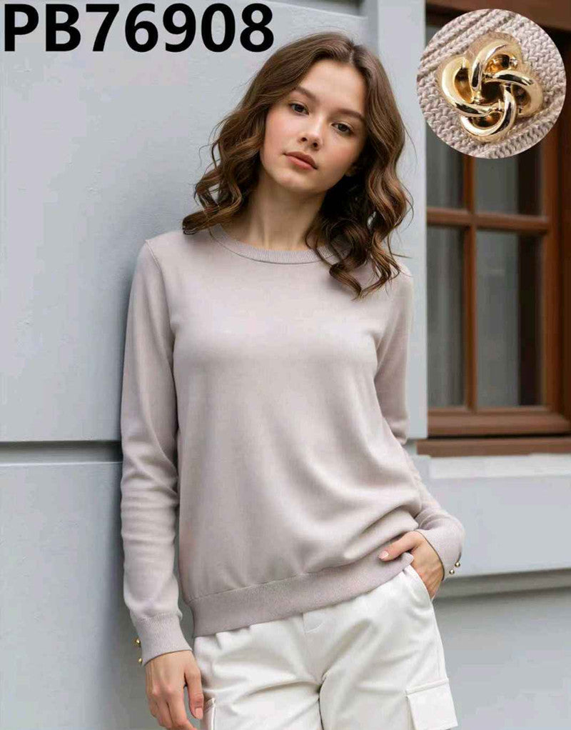 Maglia donna Blu Oltre all'ingrosso modello PB76908 - L&Y