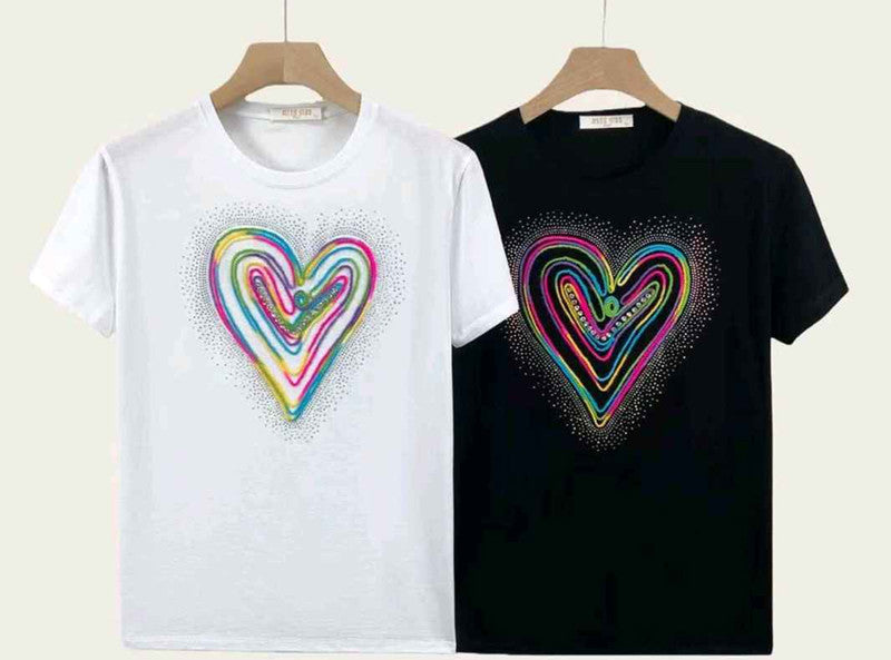 T-shirt donna Miss Kiss all'ingrosso modello MS-A690 - L&Y