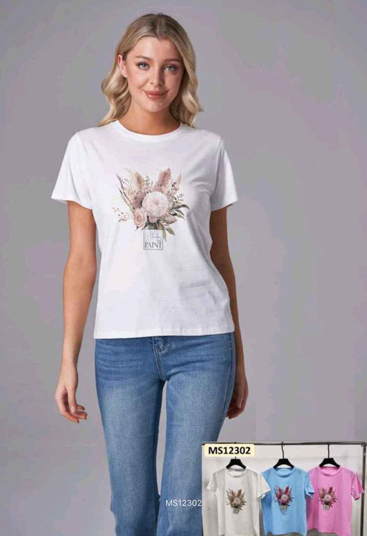 T-shirt donna Monte Cervino all'ingrosso modello MS12302 - L&Y