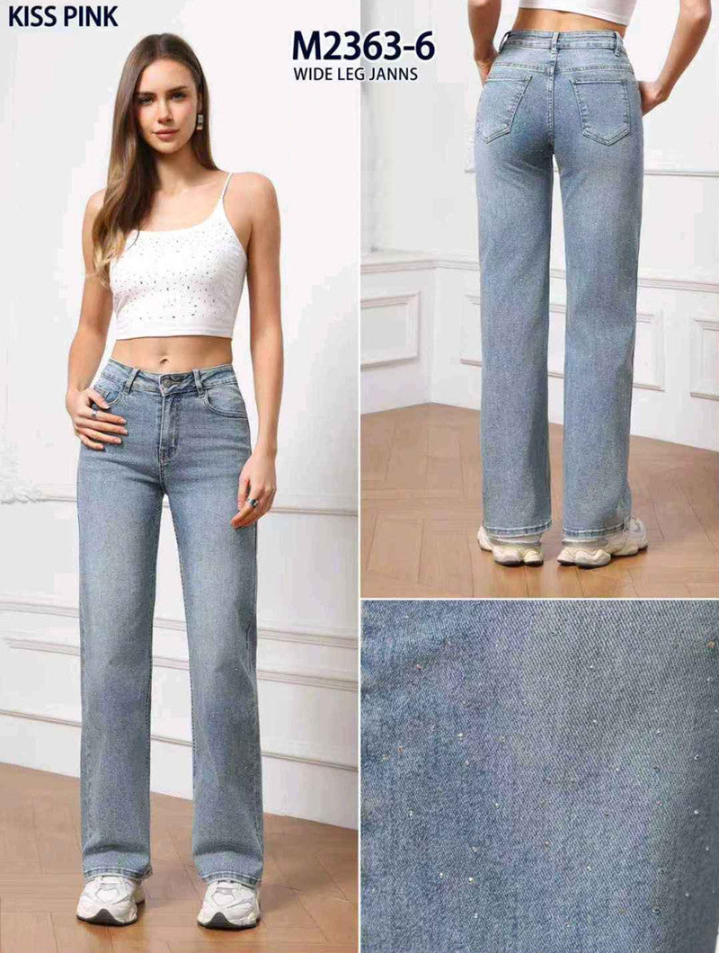 Jeans donna Kiss Pink all'ingrosso modello M2363 - L&Y
