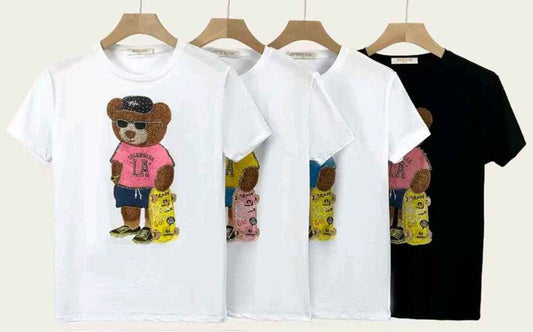 T-shirt donna Miss Kiss all'ingrosso modello MS-A388 - L&Y