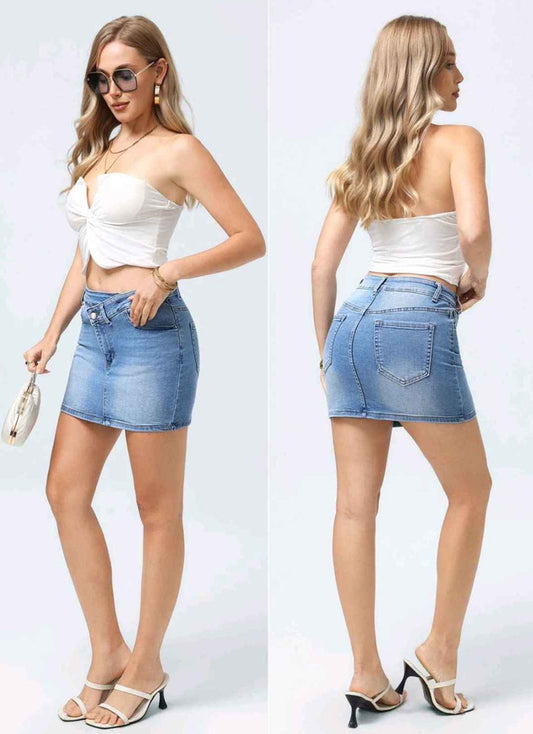 Gonna donna Eilous Jeans all'ingrosso modello SA-7560 - L&Y