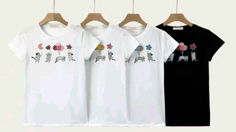 T-shirt donna Miss Kiss all'ingrosso modello MS-A6215 - L&Y