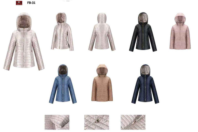 Giacca taglia comoda donna Ellen Rose all'ingrosso modello FB31 - L&Y