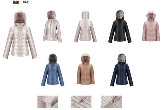 Giacca taglia comoda donna Ellen Rose all'ingrosso modello FB31 - L&Y