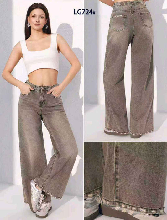 Jeans donna Kiss Pink all'ingrosso modello LG724 - L&Y