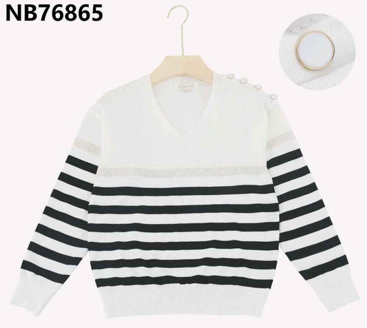 Maglia donna Blu Oltre all'ingrosso modello NB76865 - L&Y