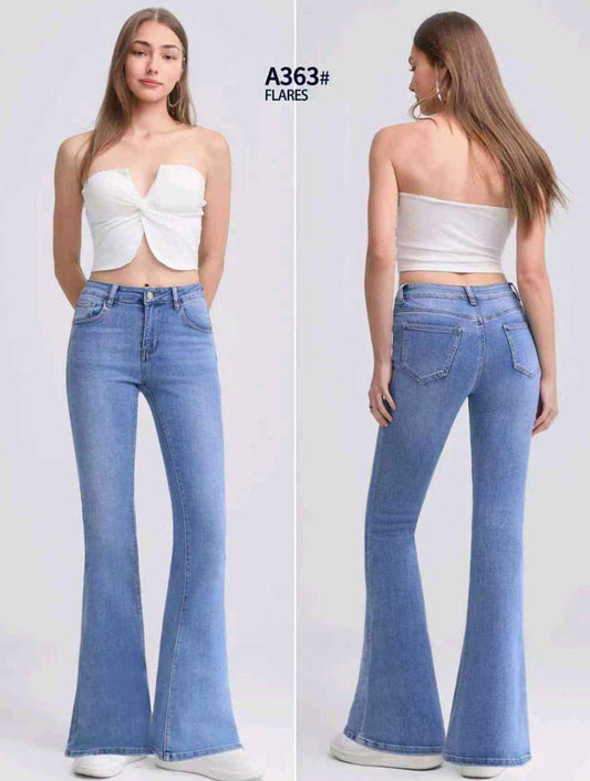 Jeans donna Kiss Pink all'ingrosso modello A363 - L&Y