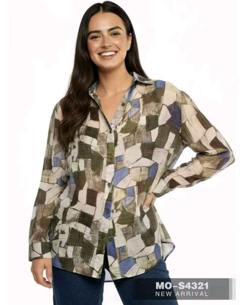 Camicia donna Morghy all'ingrosso modello MO-S4321 - L&Y