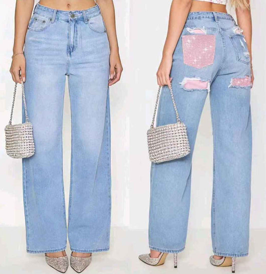 Jeans donna Jack Berry all'ingrosso modello YW280 - L&Y