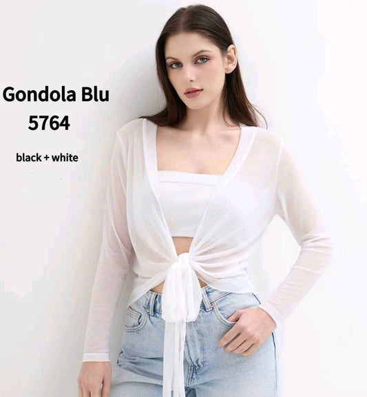 Coprispalla donna Gondola Blu all'ingrosso modello V5764 - L&Y