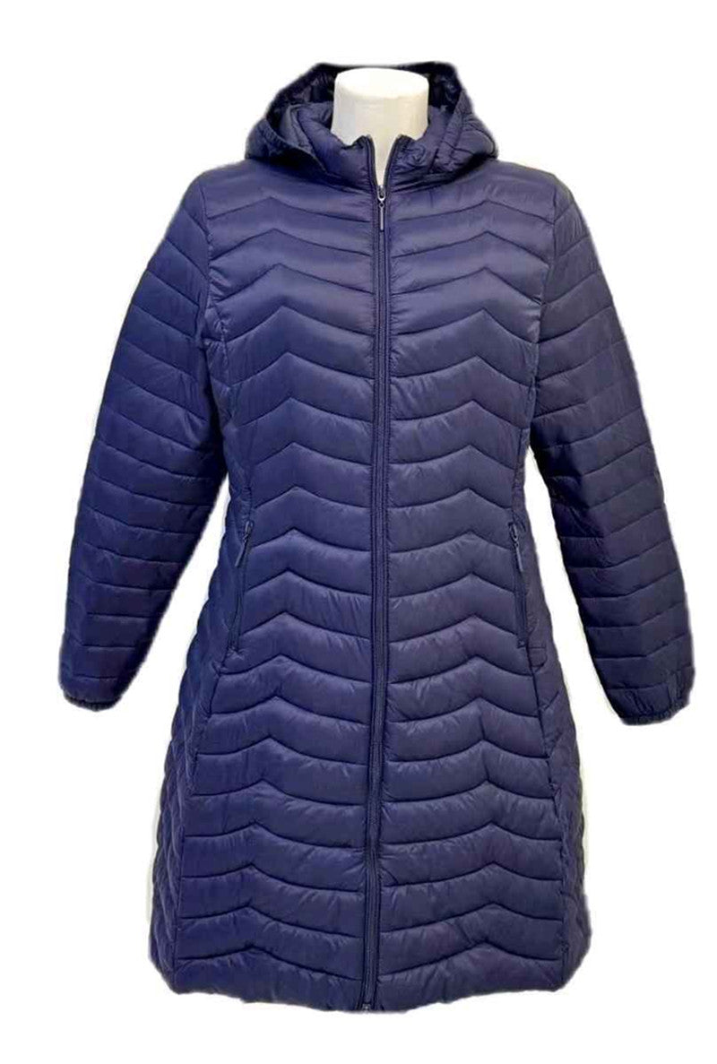 Giacca taglia comoda donna Blu Deise all'ingrosso modello 81317 - L&Y
