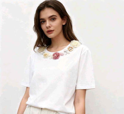 T-shirt donna Studio Eleven all'ingrosso modello D67463 - L&Y