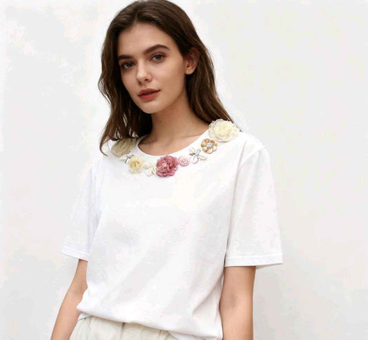 T-shirt donna Studio Eleven all'ingrosso modello D67463 - L&Y