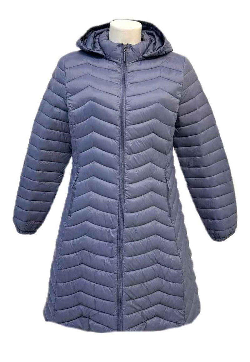 Giacca taglia comoda donna Blu Deise all'ingrosso modello 81317 - L&Y