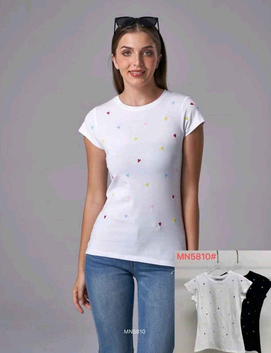 T-shirt donna Monte Cervino all'ingrosso modello MN5810 - L&Y