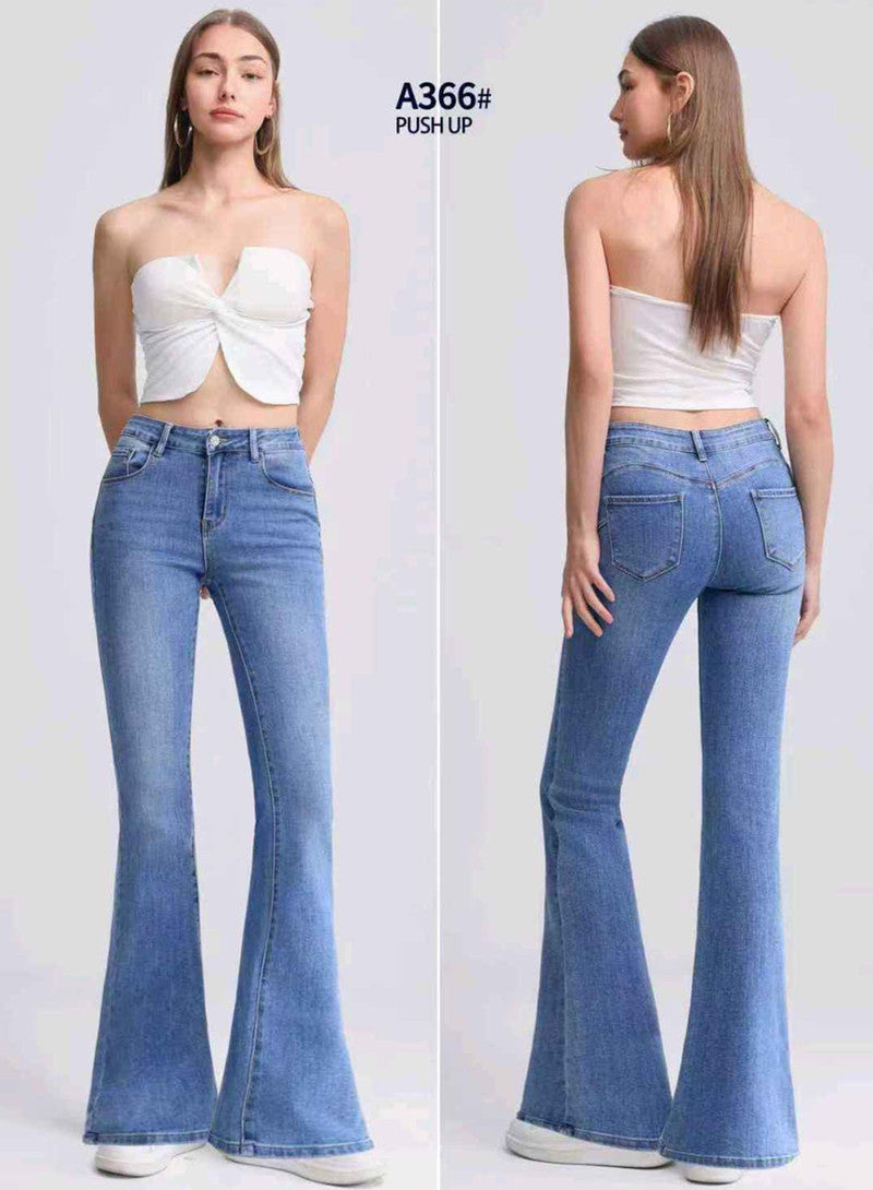 Jeans donna Kiss Pink all'ingrosso modello A366 - L&Y