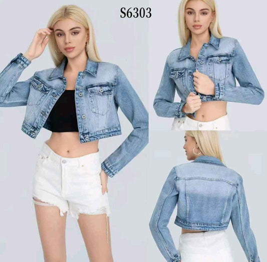 Giacca di jeans donna Water Jeans all'ingrosso modello S6303 - L&Y