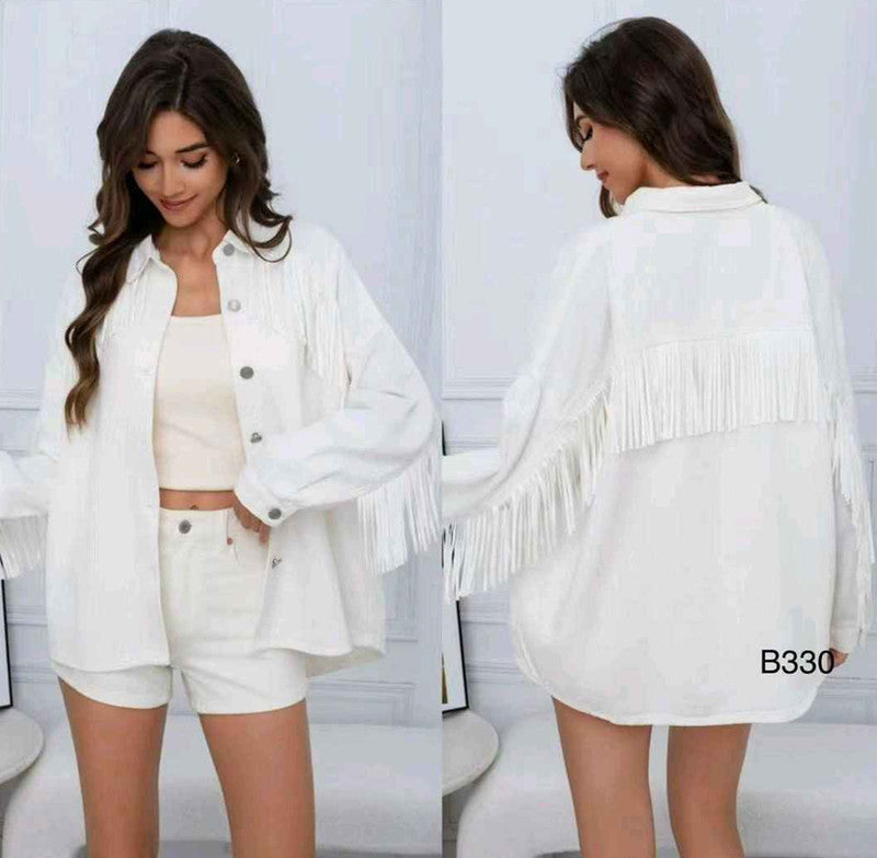 Giacca di jeans donna Vinceotto all'ingrosso modello B-330 - L&Y