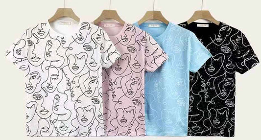 T-shirt donna Miss Kiss all'ingrosso modello MS-A6160 - L&Y