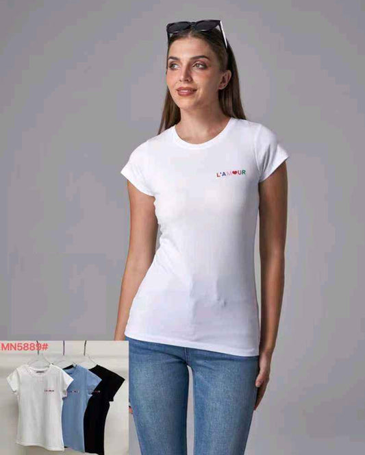 T-shirt donna Monte Cervino all'ingrosso modello MN5889 - L&Y