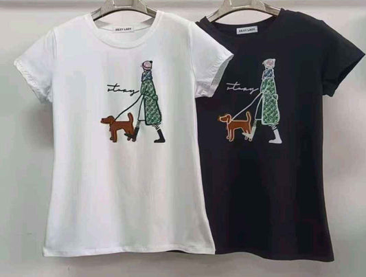 T-shirt donna SEXY LADY all'ingrosso modello A371 - L&Y