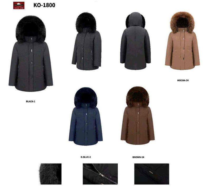 Giacca taglia comoda donna Ellen Rose all'ingrosso modello KO1800 - L&Y