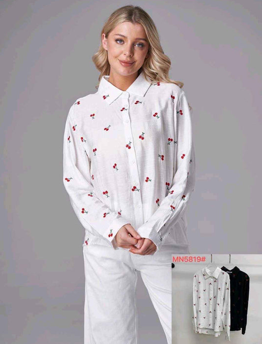 Camicia donna Monte Cervino all'ingrosso modello MN5819 - L&Y