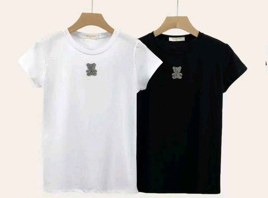 T-shirt donna Miss Kiss all'ingrosso modello MS-A258 - L&Y