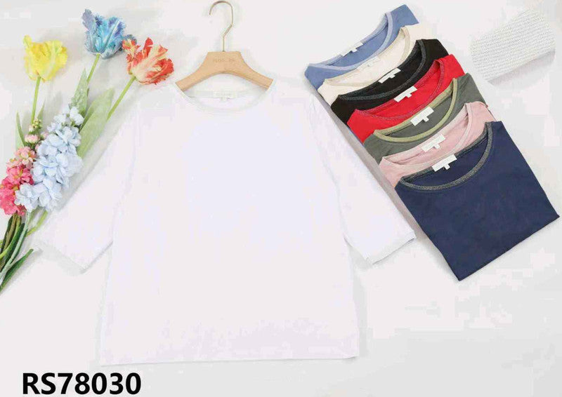 Maglia donna Blu Oltre all'ingrosso modello RS78030 - L&Y