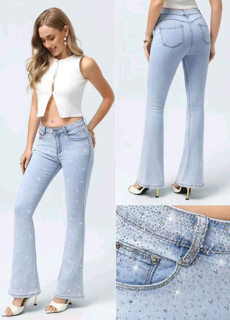 Jeans donna Miss Natalie all'ingrosso modello SA-7588 - L&Y