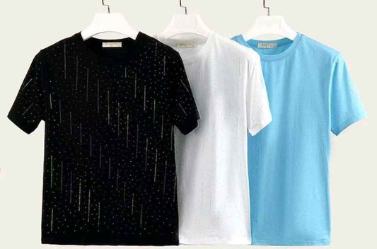 T-shirt donna Miss Kiss all'ingrosso modello MS-A300 - L&Y