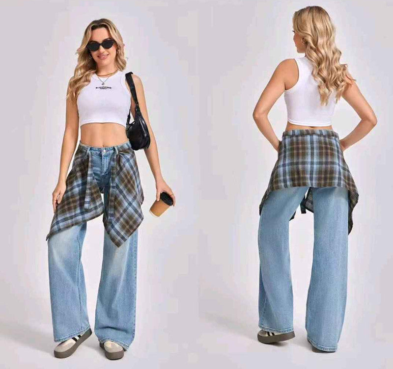 Jeans donna Farfallina all'ingrosso modello L1391 - L&Y