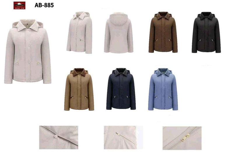 Giacca taglia comoda donna Ellen Rose all'ingrosso modello AB885 - L&Y